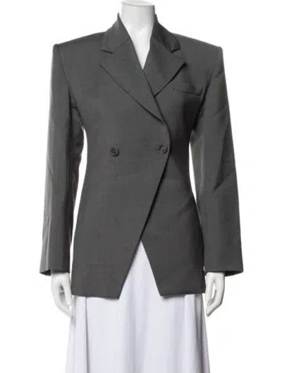 Pre-owned Giuseppe Di Morabito Virgin Wool Blazer In Gray