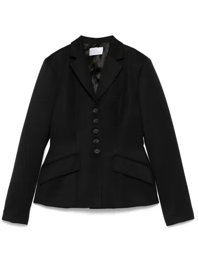 Giuseppe Di Morabito Virgin Wool Fitted Blazer In Black