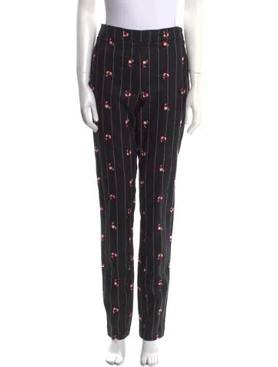 Pre-owned Giuseppe Di Morabito Virgin Wool Straight Leg Pants W/ Tags In Black