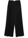Giuseppe Di Morabito Draped-detail Trousers In Black
