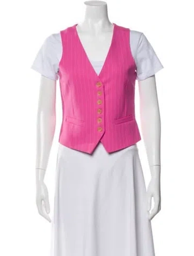 Pre-owned Giuseppe Di Morabito Virgin Wool Vest In Pink