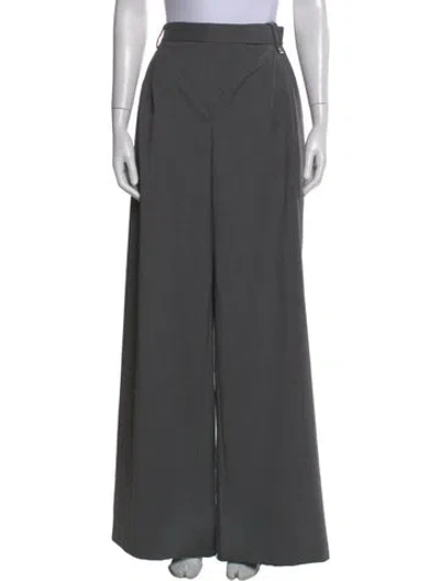 Pre-owned Giuseppe Di Morabito Virgin Wool Wide Leg Pants W/ Tags In Gray
