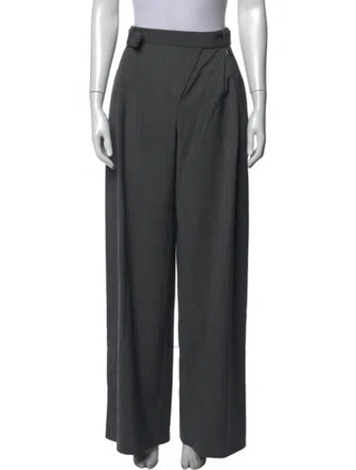 Pre-owned Giuseppe Di Morabito Virgin Wool Wide Leg Pants W/ Tags In Gray