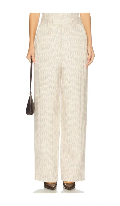 Giuseppe Di Morabito Waffle Knit Pant In Neutral