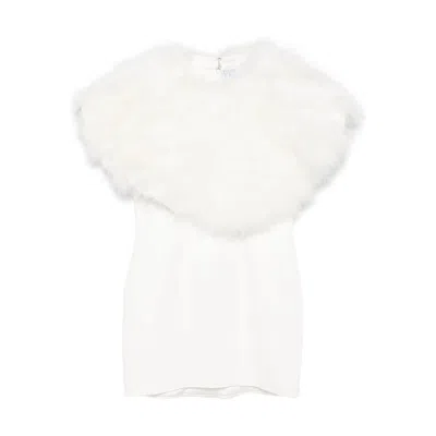 GIUSEPPE DI MORABITO GIUSEPPE DI MORABITO WHITE DRESSES - COCKTAIL & PARTY DRESSES WOMEN