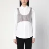 Giuseppe Di Morabito Long-sleeved Shirt With Embellished Cropped Top