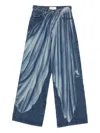 Giuseppe Di Morabito Wide-leg Jeans In Blue