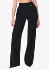 Giuseppe Di Morabito Wide Wool Pants In Black