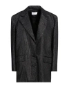 Giuseppe Di Morabito Woman Blazer Black Size 4 Cotton, Polyamide, Elastane In Black