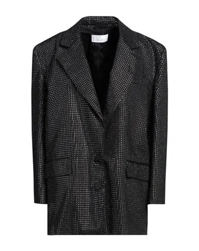 Giuseppe Di Morabito Woman Blazer Black Size 4 Cotton, Polyamide, Elastane