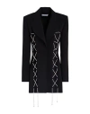Giuseppe Di Morabito Crystal-embellished Single-breasted Blazer In Black