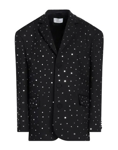 Giuseppe Di Morabito Woman Blazer Black Size 12 Cotton, Polyamide, Elastane