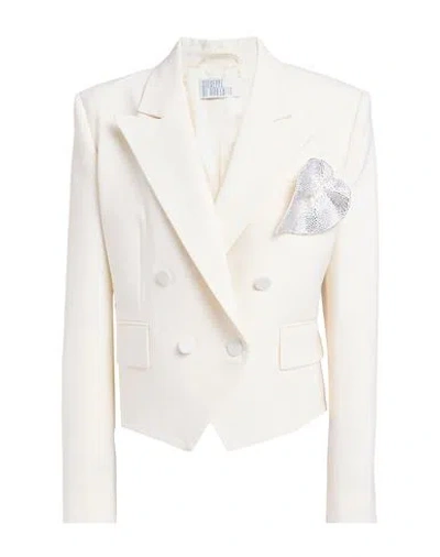 Giuseppe Di Morabito Woman Blazer Cream Size 6 Virgin Wool, Elastane In White