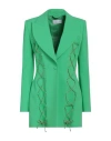 Giuseppe Di Morabito Woman Blazer Green Size 4 Viscose, Elastane