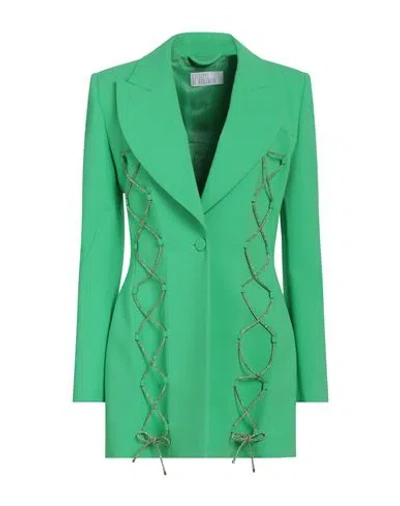 Giuseppe Di Morabito Woman Blazer Green Size 4 Viscose, Elastane