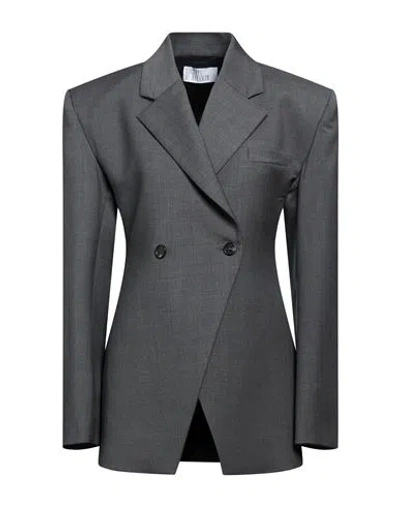 Giuseppe Di Morabito Woman Blazer Grey Size 10 Virgin Wool In Gray