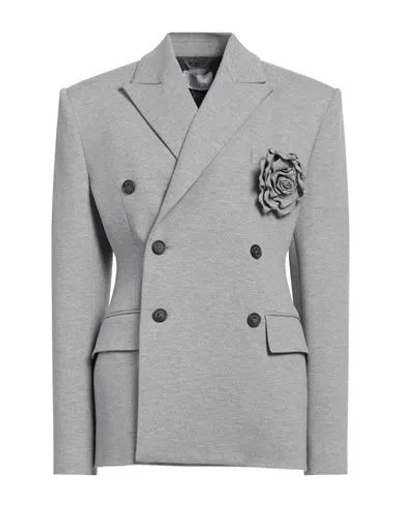 Giuseppe Di Morabito Woman Blazer Light Grey Size 6 Viscose, Polyamide, Elastane