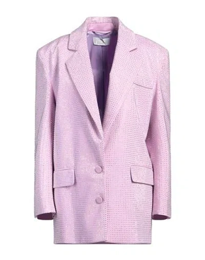 Giuseppe Di Morabito Woman Blazer Pink Size 8 Cotton, Polyamide, Elastane