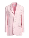 Giuseppe Di Morabito Woman Blazer Pink Size 6 Cotton, Polyamide, Elastane