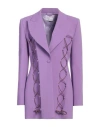 Giuseppe Di Morabito Woman Blazer Purple Size 6 Viscose, Elastane