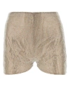 Giuseppe Di Morabito Silver Embellished Mesh Shorts In Multicolor