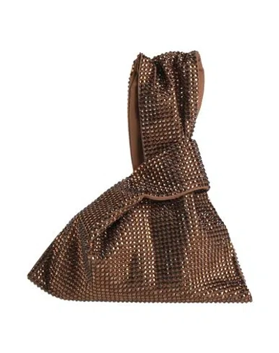 Giuseppe Di Morabito Woman Handbag Khaki Size - Viscose, Elastane In Beige