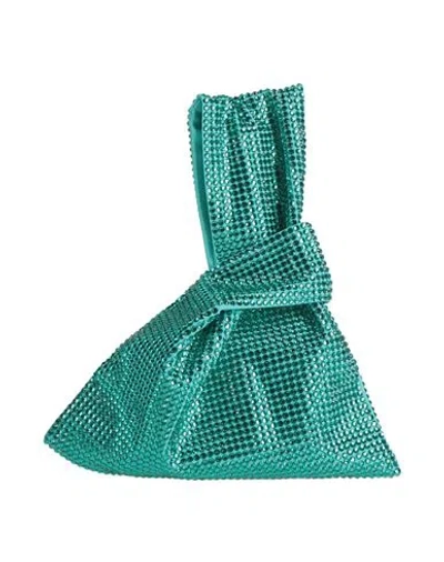 Giuseppe Di Morabito Woman Handbag Turquoise Size - Viscose, Elastane In Blue