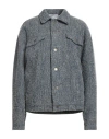 Giuseppe Di Morabito Bouclé Denim Jacket In Gray