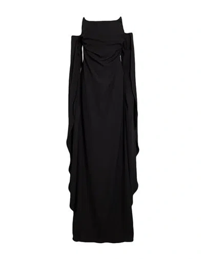 Giuseppe Di Morabito Woman Maxi Dress Black Size 6 Pes, Elastane