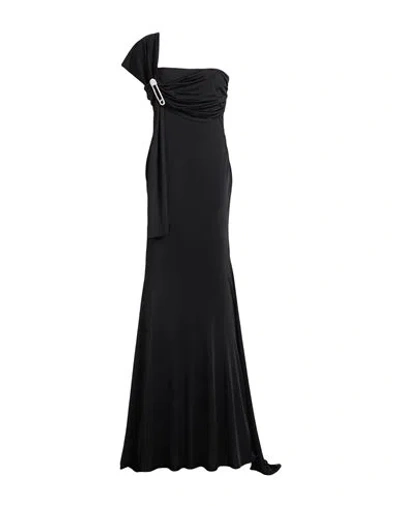 Giuseppe Di Morabito Woman Maxi Dress Black Size 6 Viscose In Multi