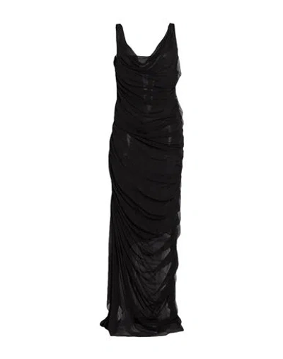 Giuseppe Di Morabito Woman Maxi Dress Black Size 8 Silk