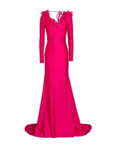 Giuseppe Di Morabito Woman Maxi Dress Fuchsia Size 6 Polyamide, Elastane In Pink