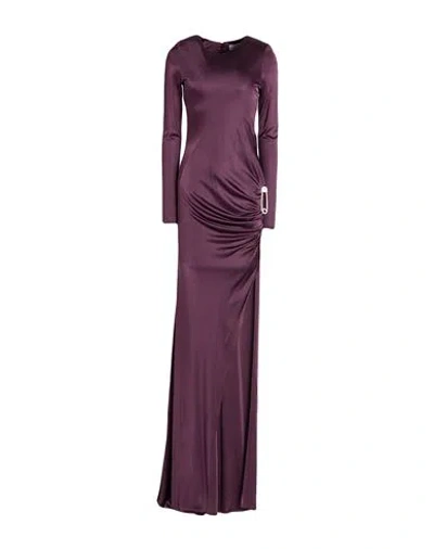 Giuseppe Di Morabito Woman Maxi Dress Garnet Size 8 Viscose In Purple