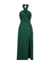 Giuseppe Di Morabito Woman Maxi Dress Green Size 8 Wool In Green