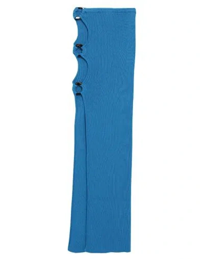 Giuseppe Di Morabito Woman Long Skirt Bright Blue Size 0 Cotton