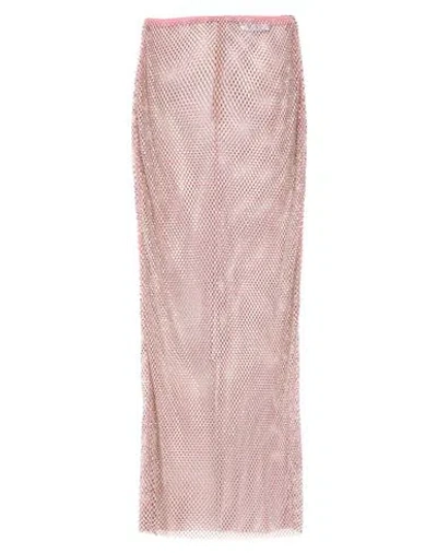 Giuseppe Di Morabito Woman Maxi Skirt Light Pink Size M/l Polyamide, Elastane In Multi