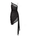 Giuseppe Di Morabito Woman Midi Dress Black Size 4 Silk In Black