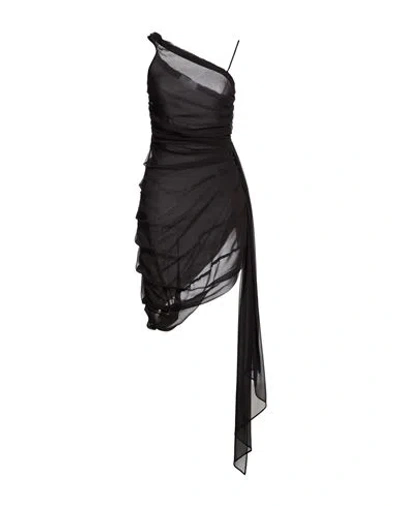 Giuseppe Di Morabito Woman Midi Dress Black Size 4 Silk