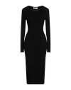 Giuseppe Di Morabito Woman Midi Dress Black Size 6 Viscose, Polyester In Black