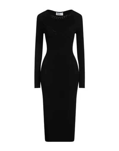 Giuseppe Di Morabito Woman Midi Dress Black Size 6 Viscose, Polyester