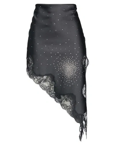 Giuseppe Di Morabito Woman Midi Skirt Black Size 8 Polyester, Elastane