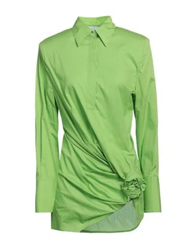 Giuseppe Di Morabito Woman Mini Dress Lime Green Size 2 Cotton, Elastane