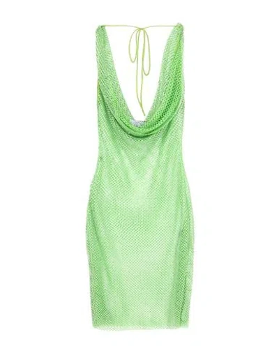 Giuseppe Di Morabito Woman Mini Dress Acid Green Size Xs/s Polyamide, Elastane In Green