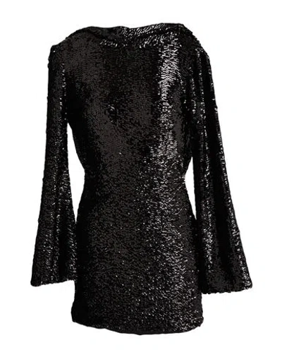 Giuseppe Di Morabito Sequin-embellished Mock-neck Mini Dress In Black