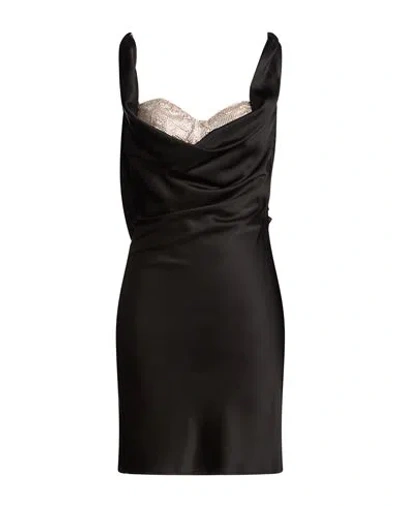 Giuseppe Di Morabito Woman Mini Dress Black Size 6 Acetate, Viscose, Elastane