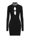 Giuseppe Di Morabito Woman Mini Dress Black Size 6 Merino Wool, Lycra
