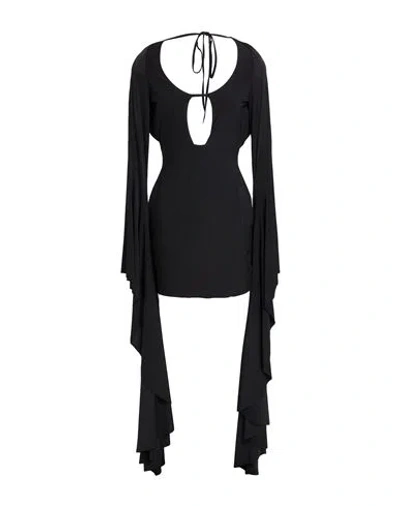 Giuseppe Di Morabito Woman Mini Dress Black Size 6 Pes, Elastane