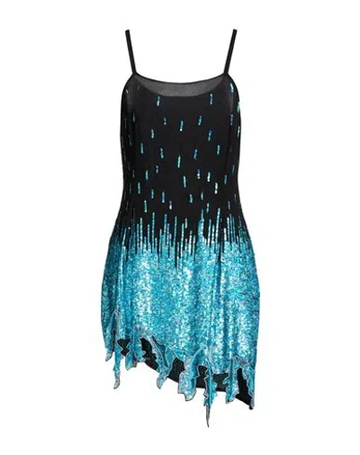 Giuseppe Di Morabito Woman Mini Dress Black Size 6 Viscose In Multi