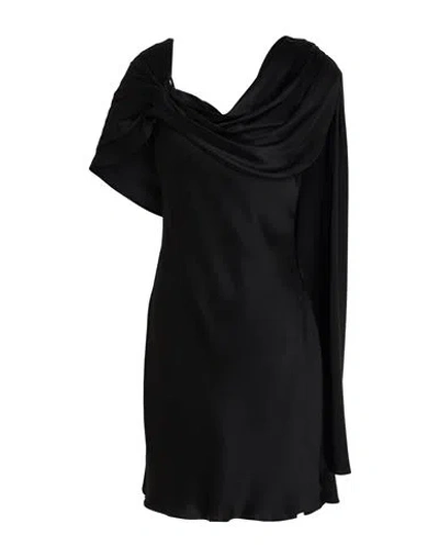 Giuseppe Di Morabito Woman Mini Dress Black Size 8 Acetate, Silk