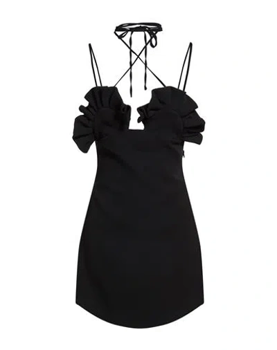 Giuseppe Di Morabito Woman Mini Dress Black Size 8 Viscose, Elastane